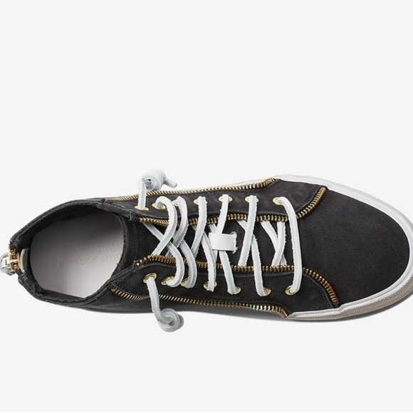Sperry x Rebecca Minkoff Washed Canvas High Top Sneaker - Size 6📦 - Picture 11 of 14